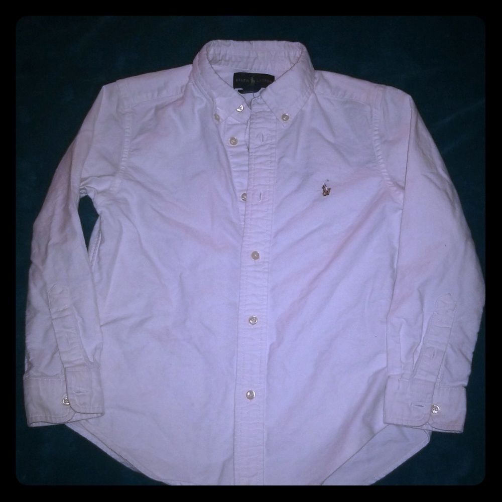 Boys Ralph Lauren button up dress shirt